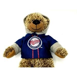 Minnesota Twins 14" Plush Bear in Hooded Jersey Baseball MLB Good Stuff